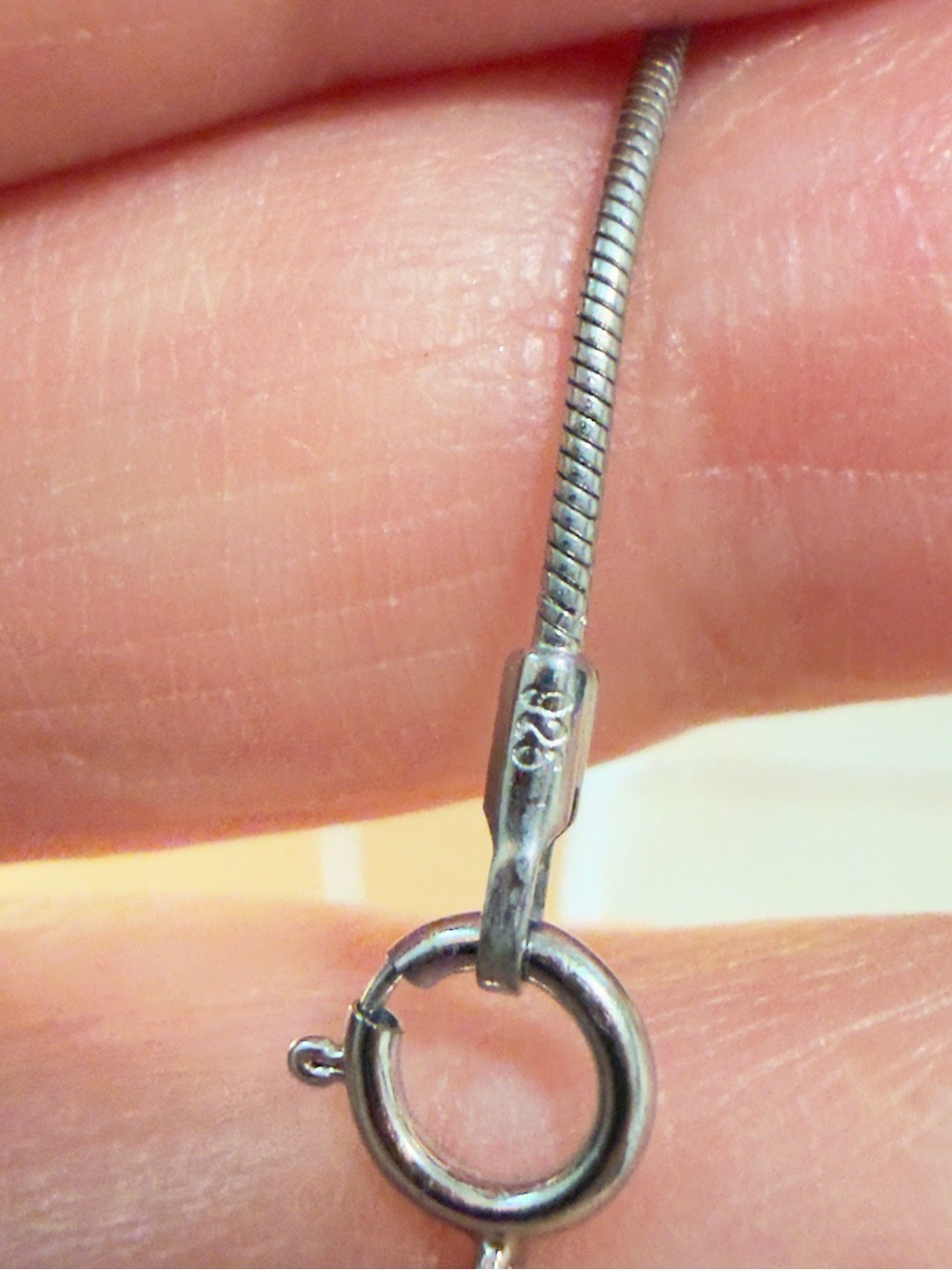 106 Silver 925 Men's Necklace with '106' Pendant by 106 - Picture 5 of 10